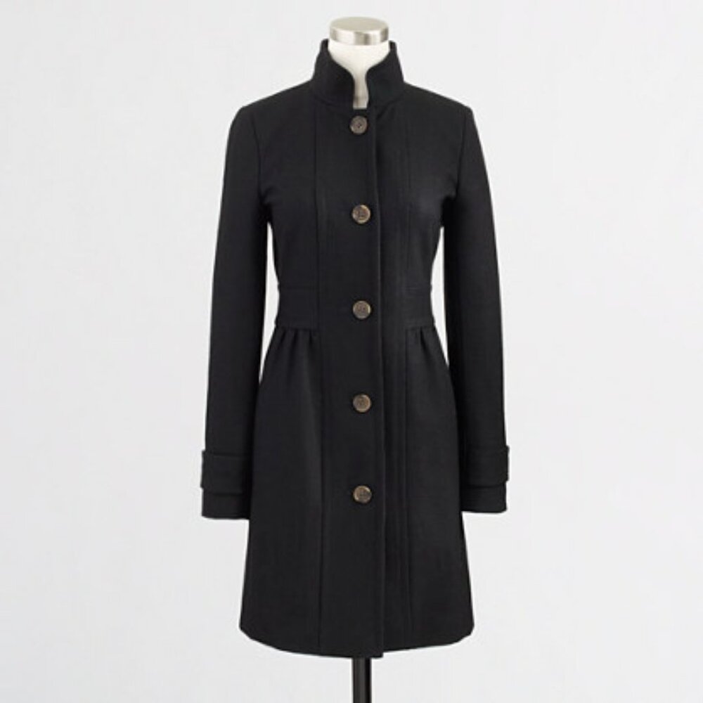 J Crew‎ Coletta Coat in double cloth wool 8p - Picture 6 of 9